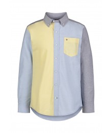 Tommy Hilfiger Yellow/Blue Quad Oxford Button Down Shirt